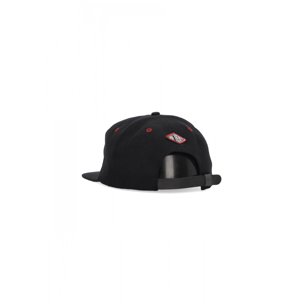 cappellino visiera piatta uomo brigade cap BLACK