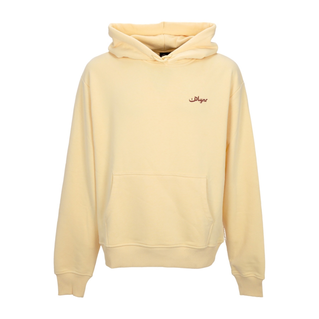 felpa leggera cappuccio uomo persian rug hoodie YELLOW