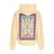 felpa leggera cappuccio uomo persian rug hoodie YELLOW