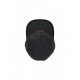 cappellino visiera piatta uomo straw snapback BLACK