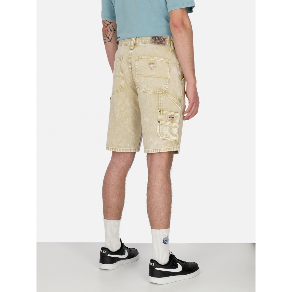 jeans corto uomo go aged carpenter short GO AGED WHITE