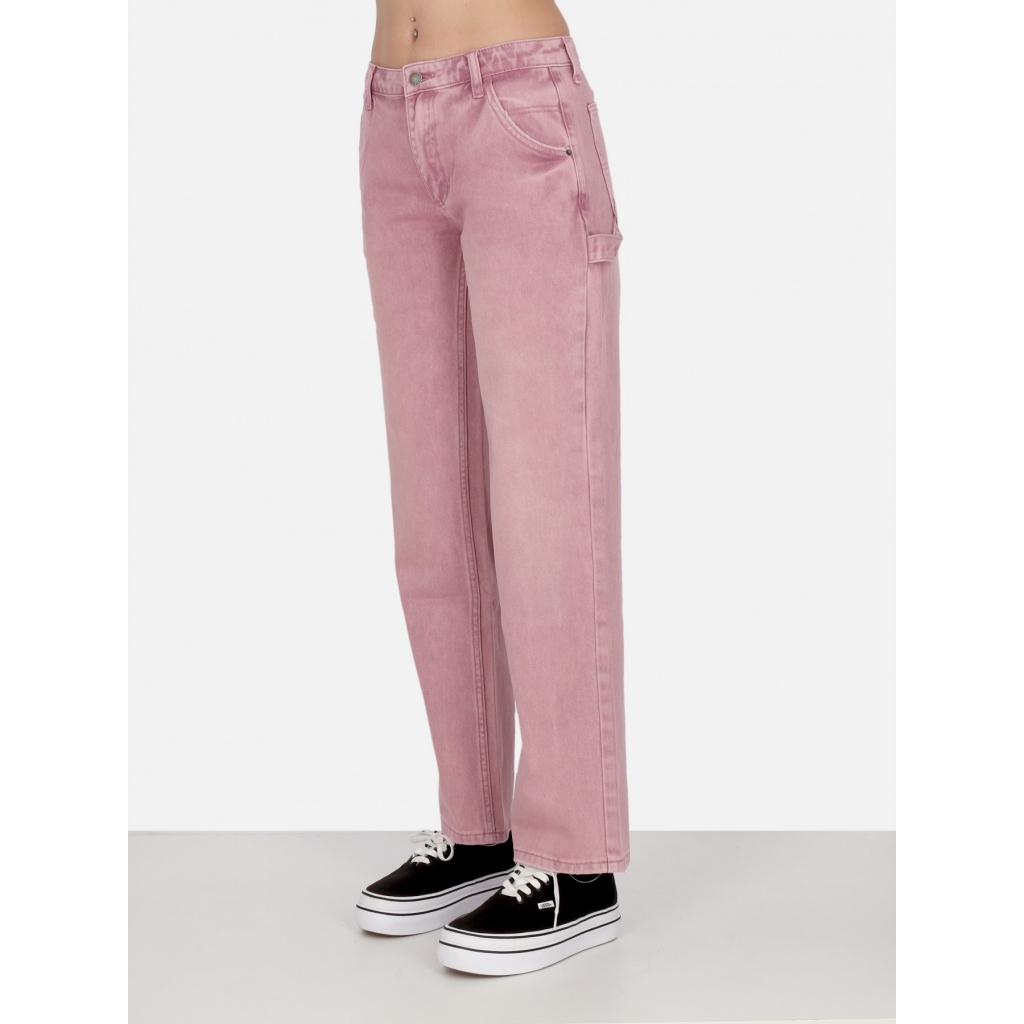 jeans donna w go overdye carpenter pant GO OVERDYE PINK WASH