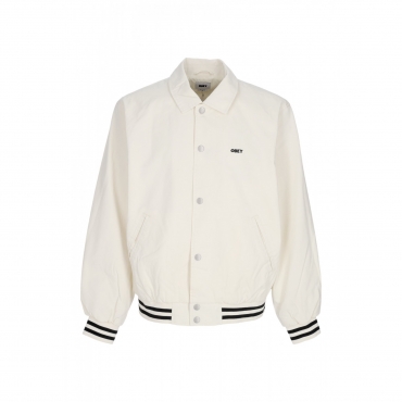 giubbotto uomo icon face varsity jacket UNBLEACHED