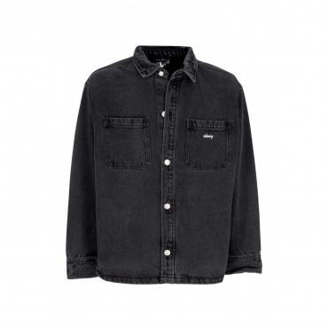 giubbotto uomo winston shirt jacket FADED BLACK