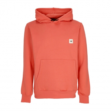 felpa leggera cappuccio uomo essential hoodie ORANGE RUST