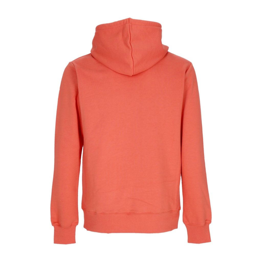 felpa leggera cappuccio uomo essential hoodie ORANGE RUST