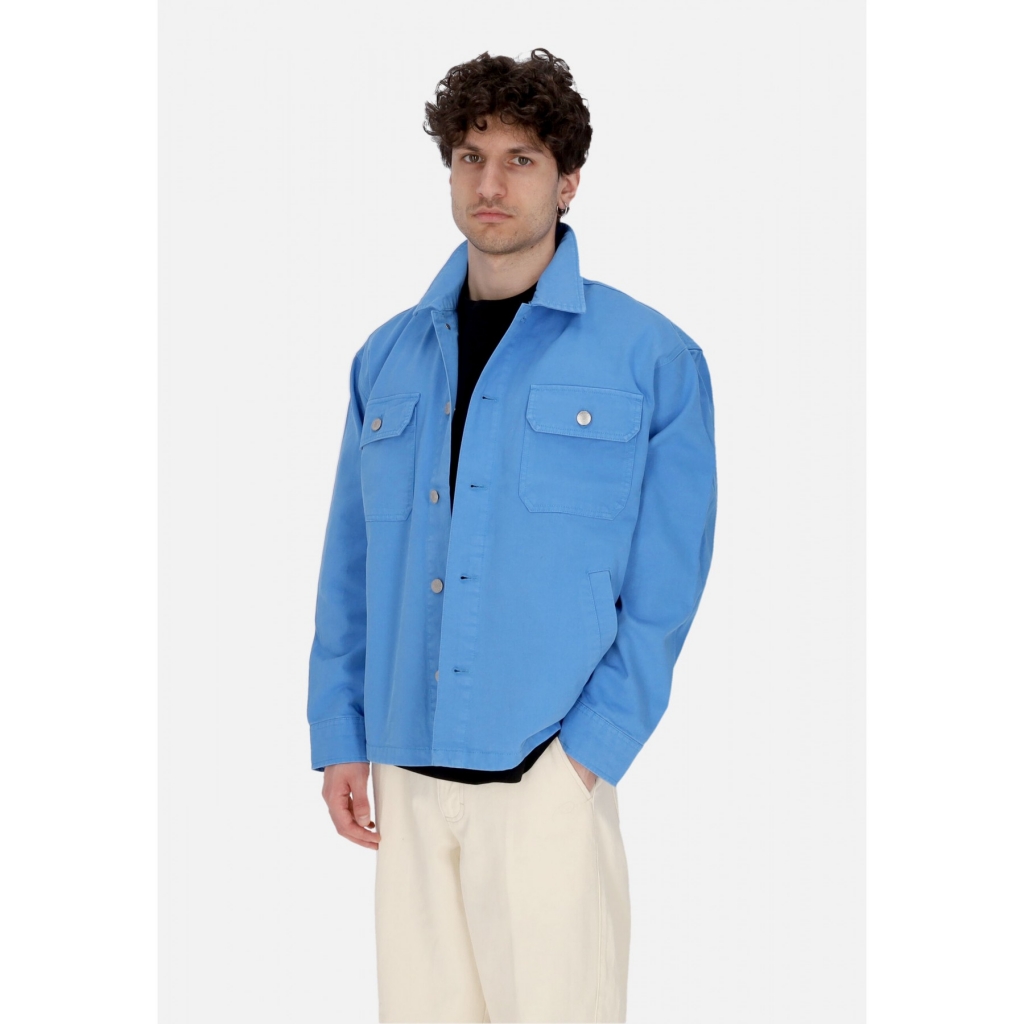 giubbotto uomo division shirt jacket PIGMENT FRENCH BLUE