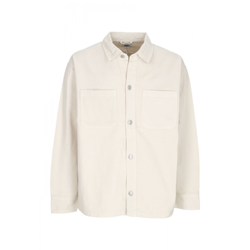 giubbotto uomo winston shirt jacket UNBLEACHED