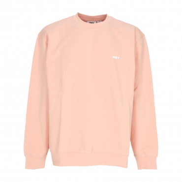 felpa leggera girocollo uomo bold box fit premium crew fleece PEACH PARFAIT