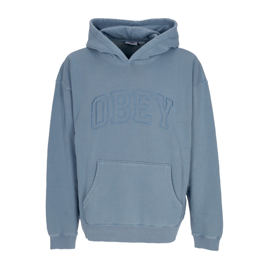 felpa leggera cappuccio uomo pigment collegiate extra heavy hoodie PIGMENT CORONET BLUE