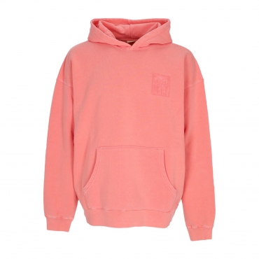 felpa leggera cappuccio uomo pigment eyes icon extra heavy hoodie PIGMENT SHELL PINK