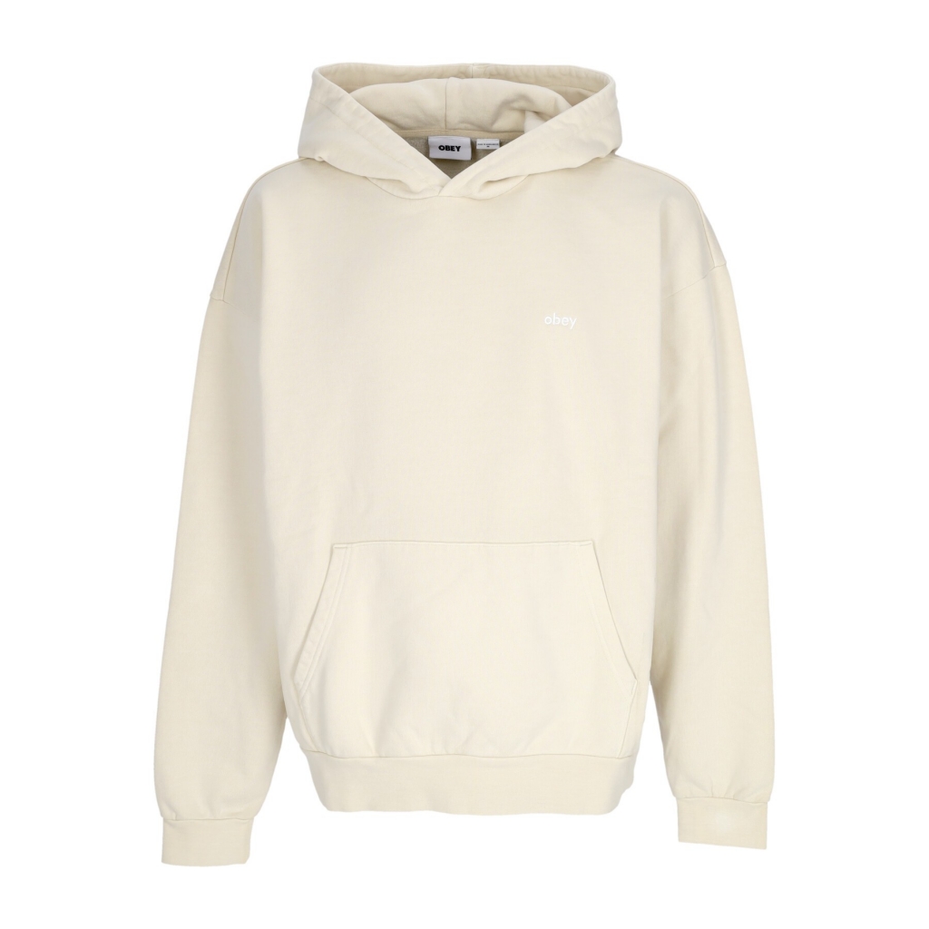 felpa leggera cappuccio uomo lowercase pigment hoodie fleece PIGMENT CLAY