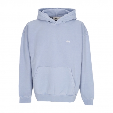 felpa leggera cappuccio uomo lowercase pigment hoodie fleece PIGMENT HYDRANGEA