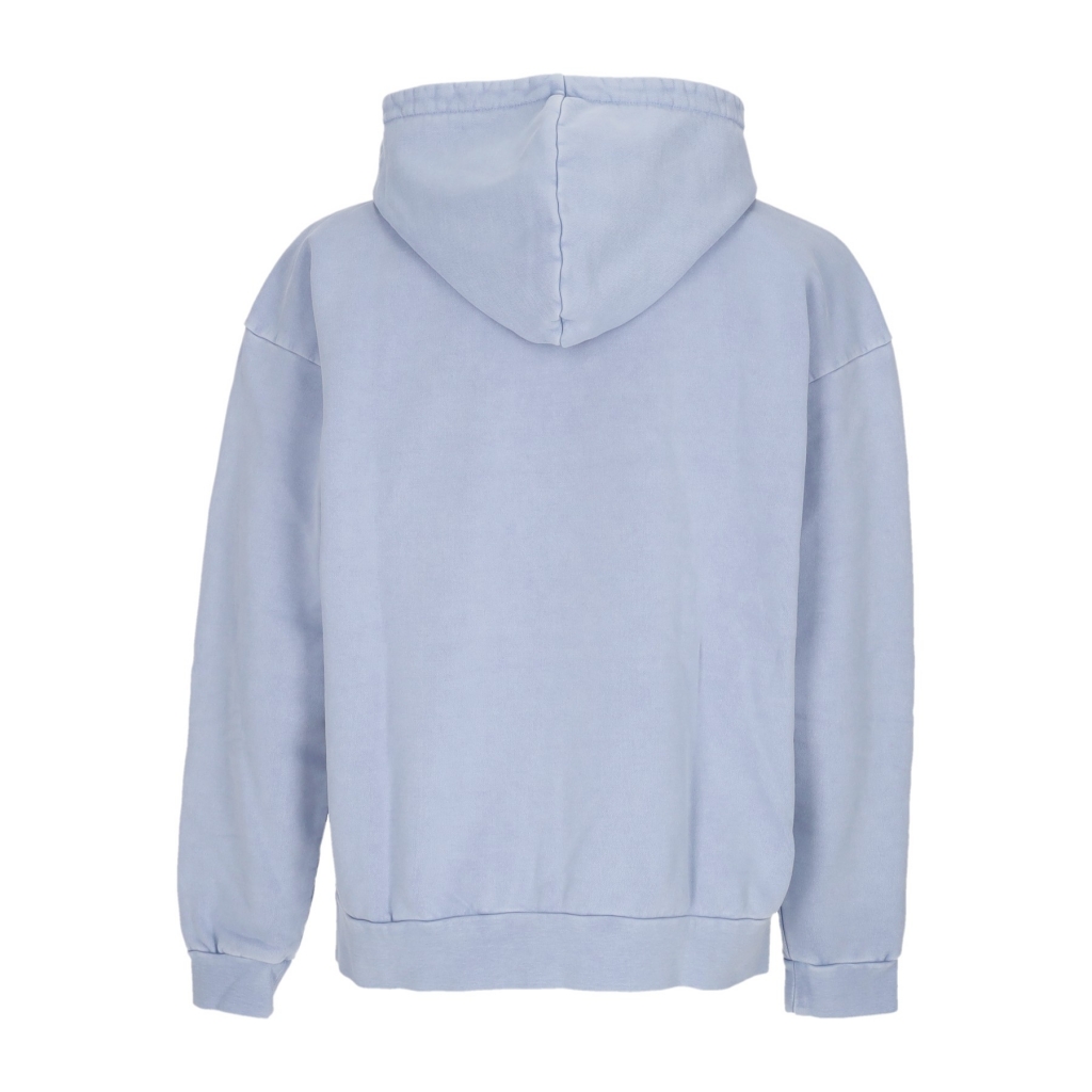 felpa leggera cappuccio uomo lowercase pigment hoodie fleece PIGMENT HYDRANGEA