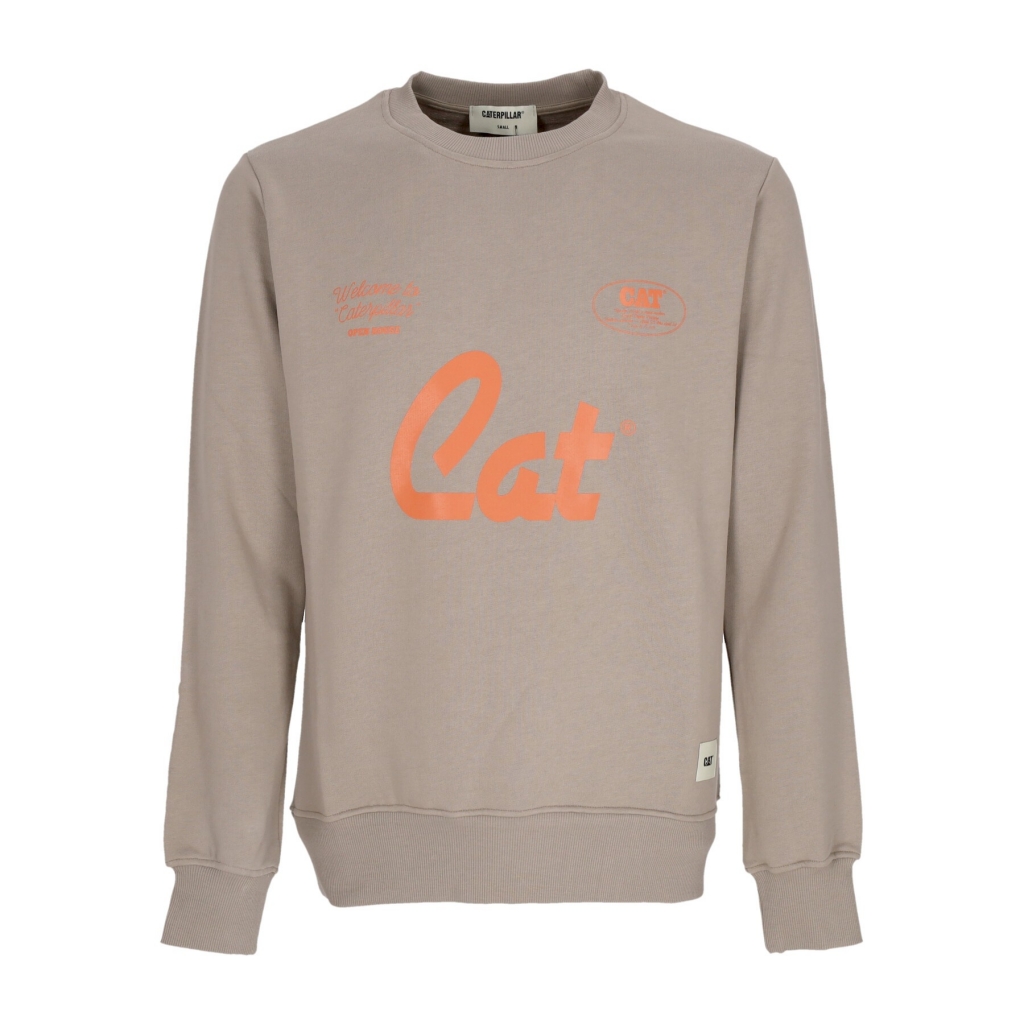 felpa leggera girocollo uomo open house crewneck CHATEAU GREY