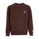 felpa leggera girocollo uomo logo crewneck BROWN