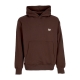 felpa leggera cappuccio uomo logo hoodie BROWN