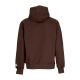 felpa leggera cappuccio uomo logo hoodie BROWN