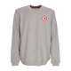 felpa leggera girocollo uomo 1960 logo badge sweater GREY MELANGE