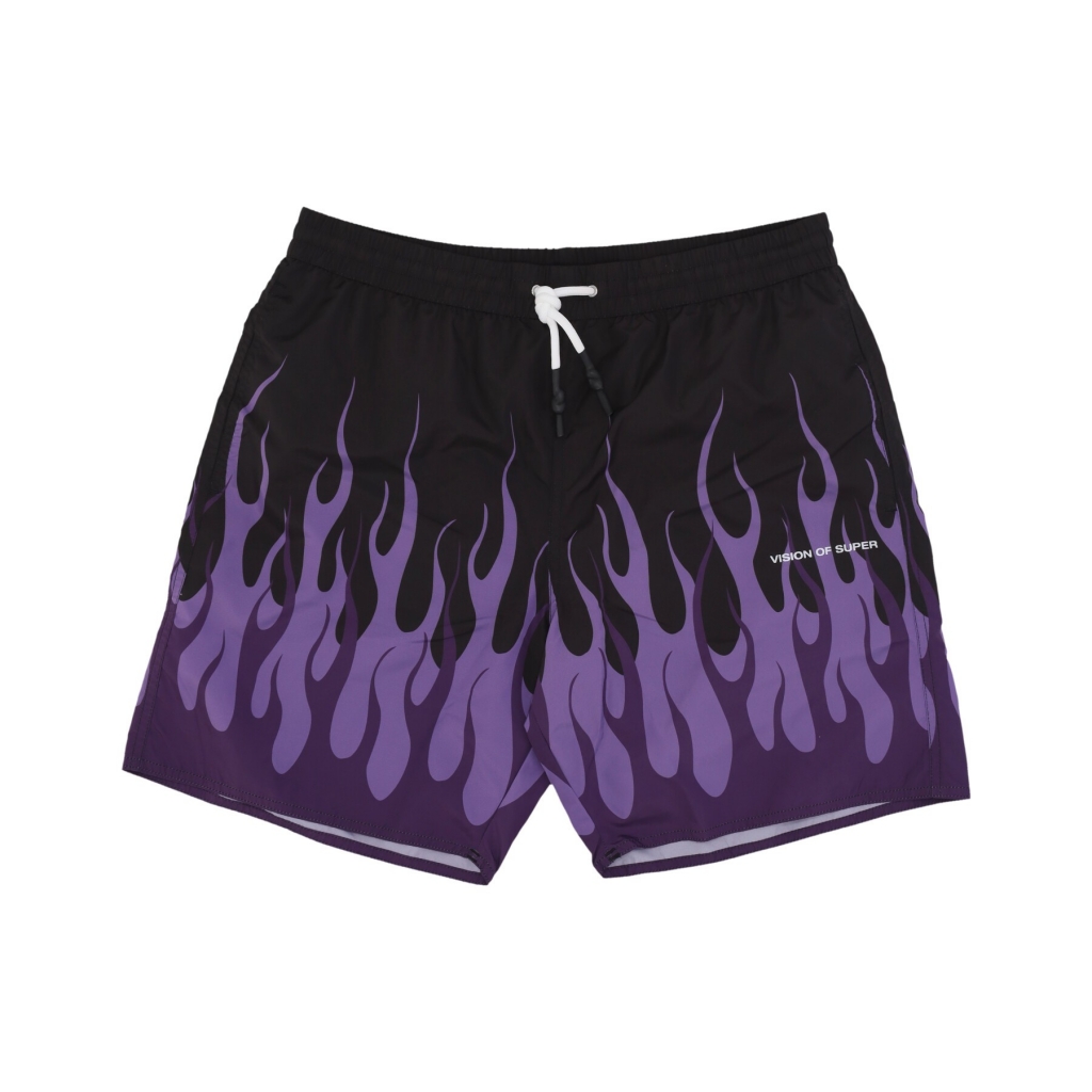 costume pantaloncino uomo double flames swimwear BLACK/PURPLE