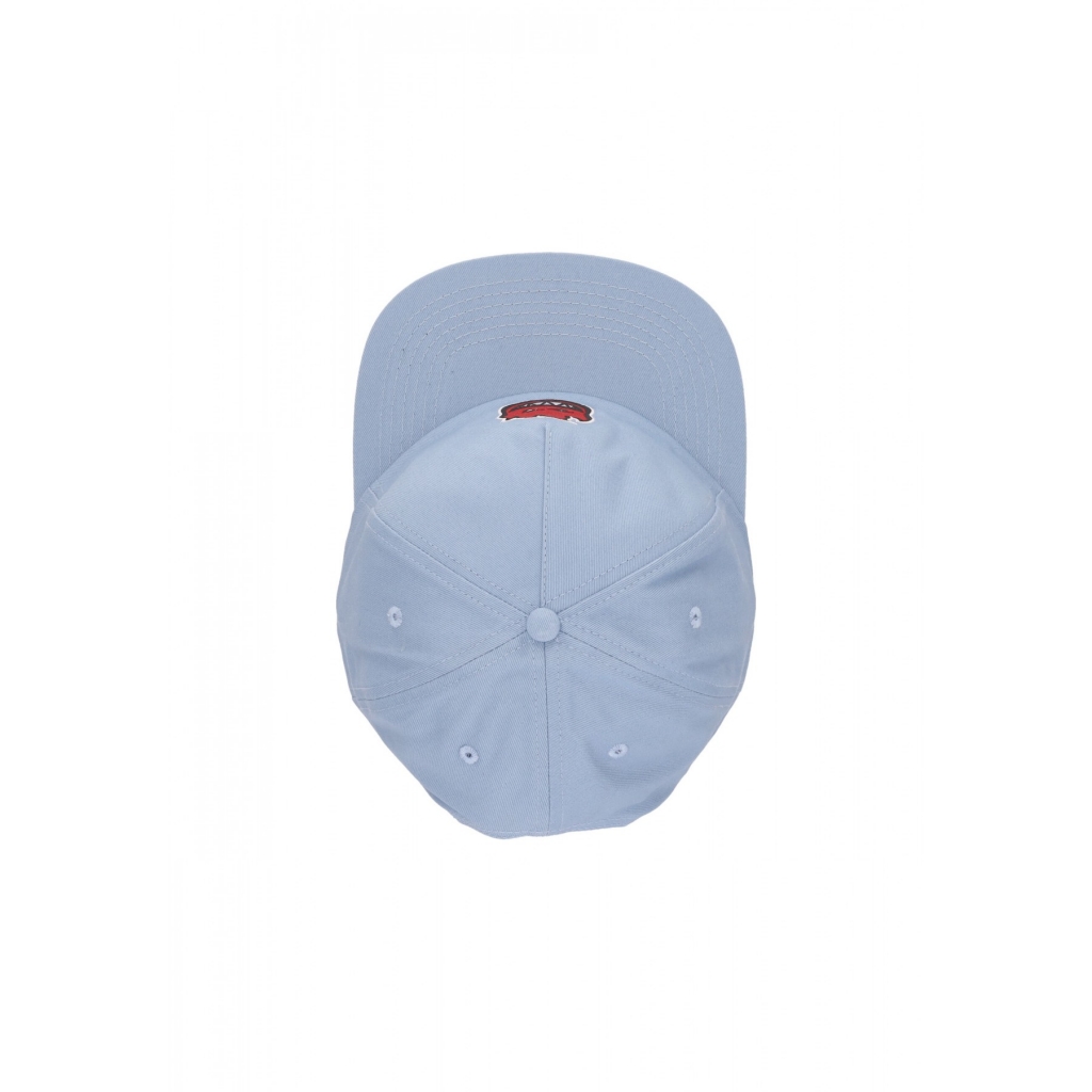 cappellino visiera piatta uomo bighead fillcap LIGHT BLUE/RED