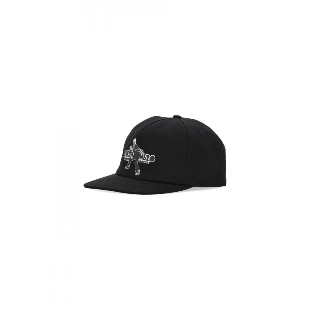 cappellino visiera piatta uomo slingshot cap BLACK