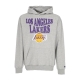 felpa leggera cappuccio uomo nba script oversize hoodie loslak HEATHER GREY/TRUE PURPLE