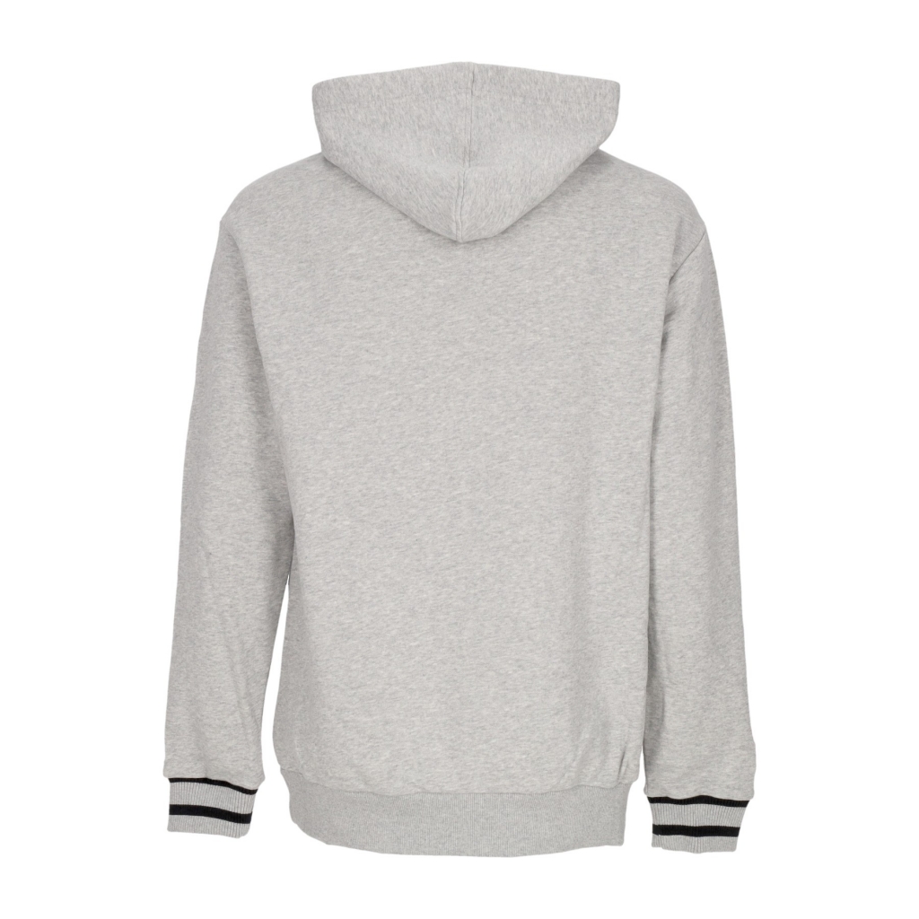 felpa leggera cappuccio uomo nfl oversized hoodie lasrai HEATHER GREY/BLACK