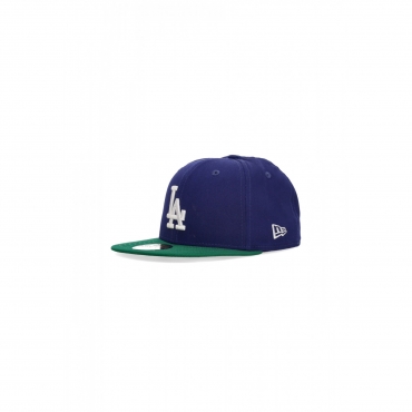 cappellino visiera piatta uomo mlb team colour 5950 losdod DARK ROYAL/WHITE/KELLY GREEN