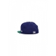 cappellino visiera piatta uomo mlb team colour 5950 losdod DARK ROYAL/WHITE/KELLY GREEN