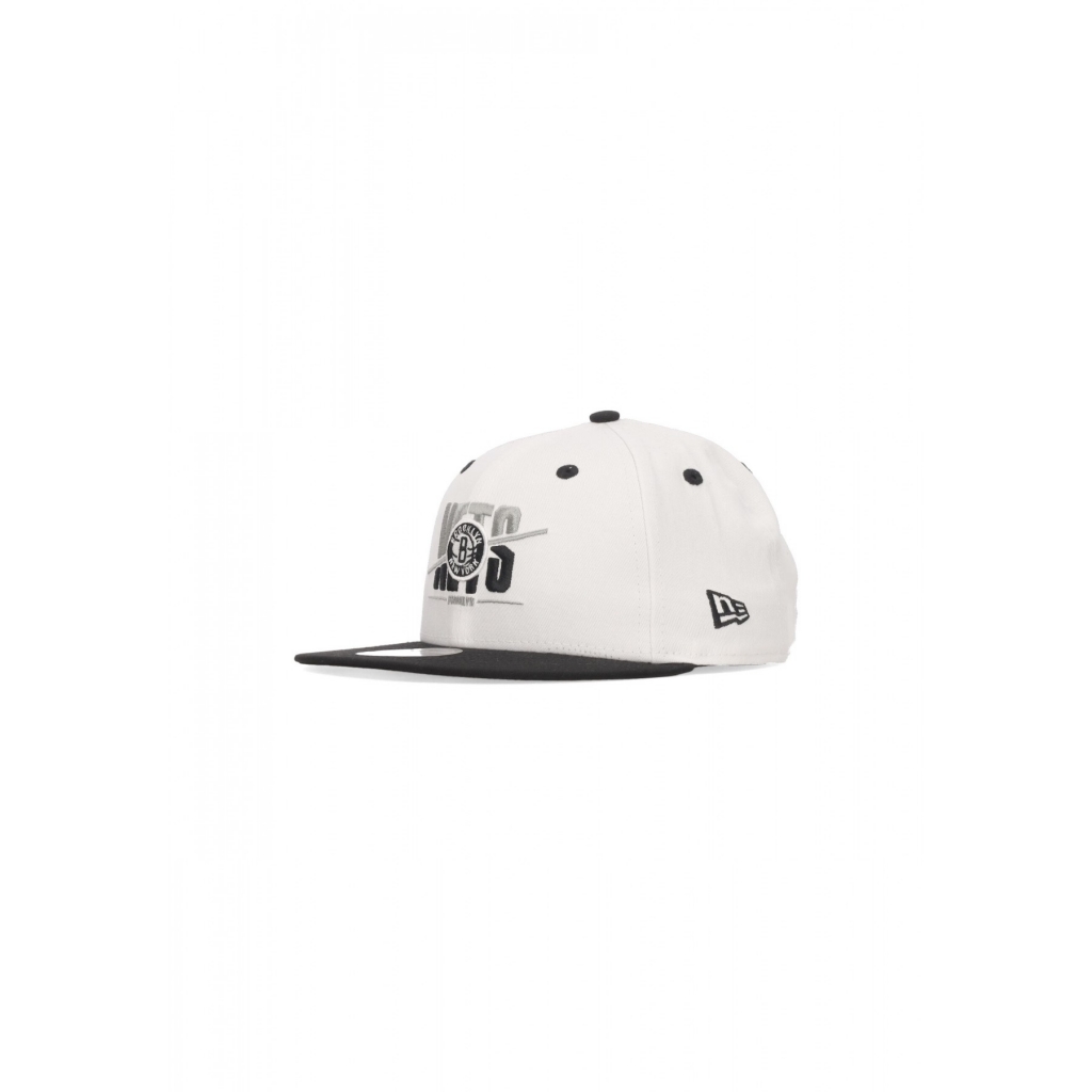 cappellino visiera piatta uomo nba white crown 950 bronet WHITE/BLACK