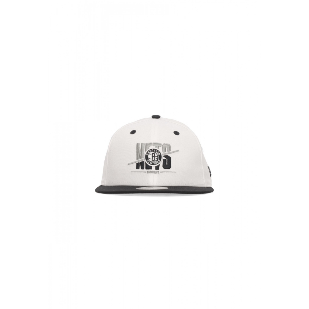 cappellino visiera piatta uomo nba white crown 950 bronet WHITE/BLACK