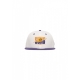 cappellino visiera piatta uomo nba white crown 950 phosun WHITE/PURPLE