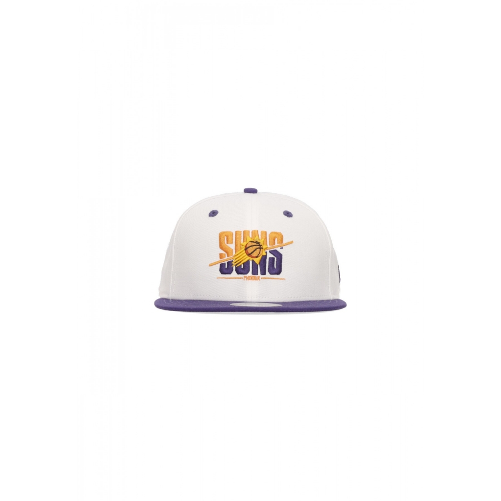 cappellino visiera piatta uomo nba white crown 950 phosun WHITE/PURPLE