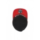 cappellino visiera piatta uomo nba golfer chibul BLACK/FRONT DOOR RED