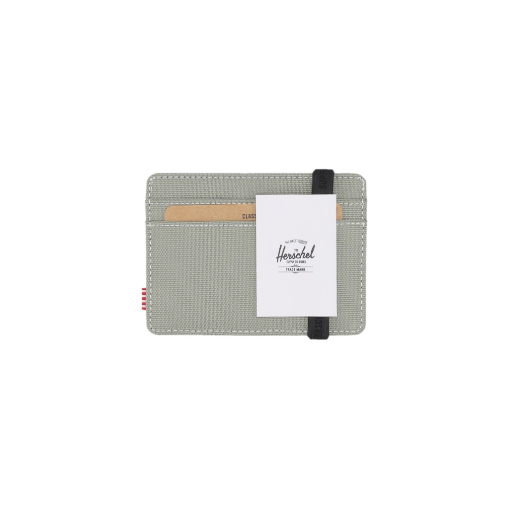 portafoglio uomo charlie cardholder SEAGRASS/WHITE STITCH