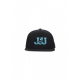 cappellino visiera piatta uomo baseball hat x triple j BLACK/TEAL