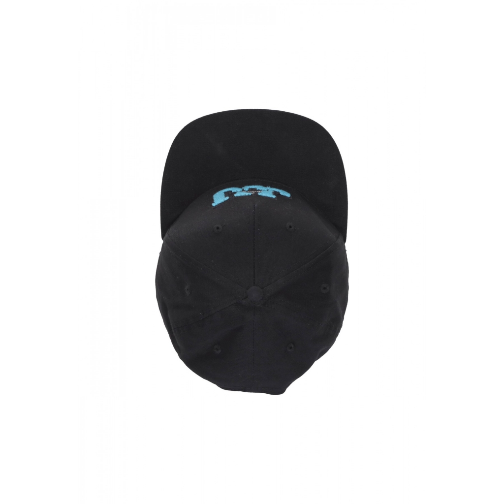 cappellino visiera piatta uomo baseball hat x triple j BLACK/TEAL