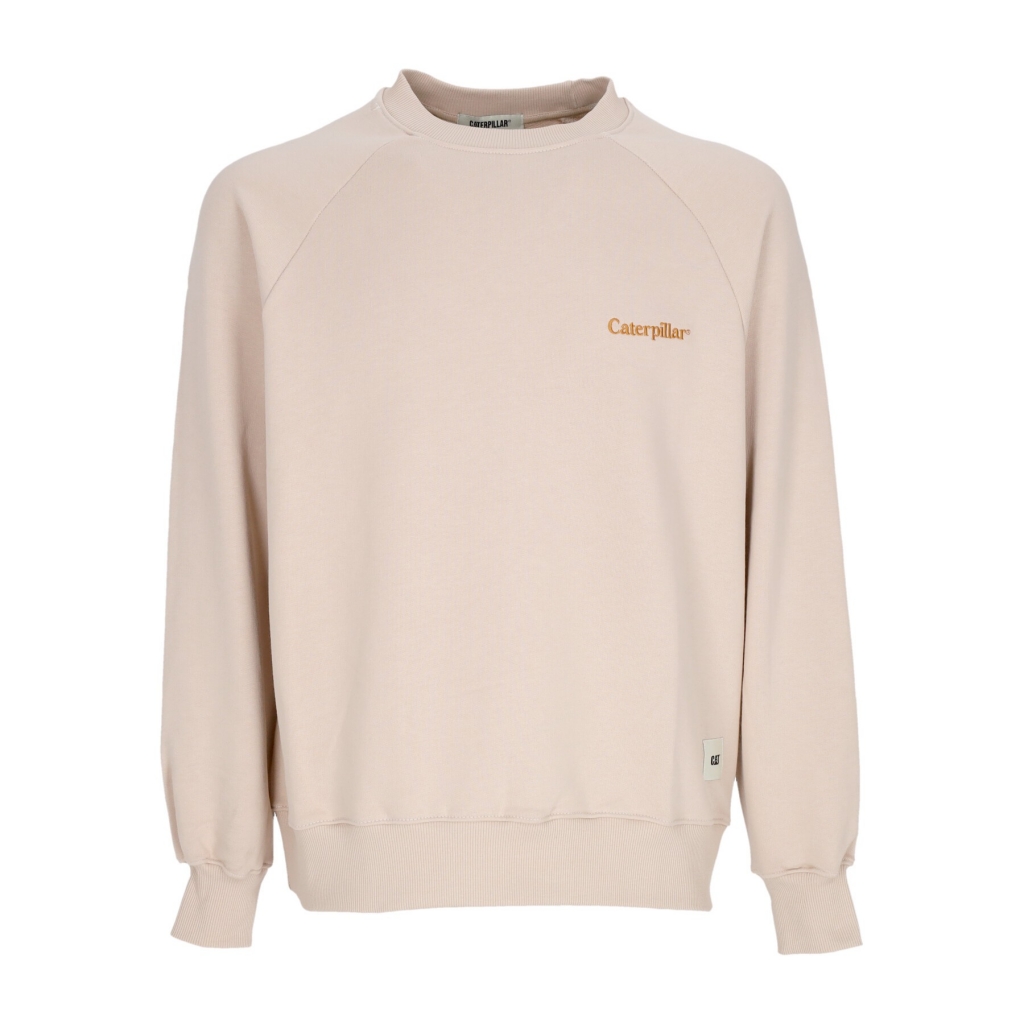 felpa leggera girocollo uomo raglan crewneck IVORY CREAM