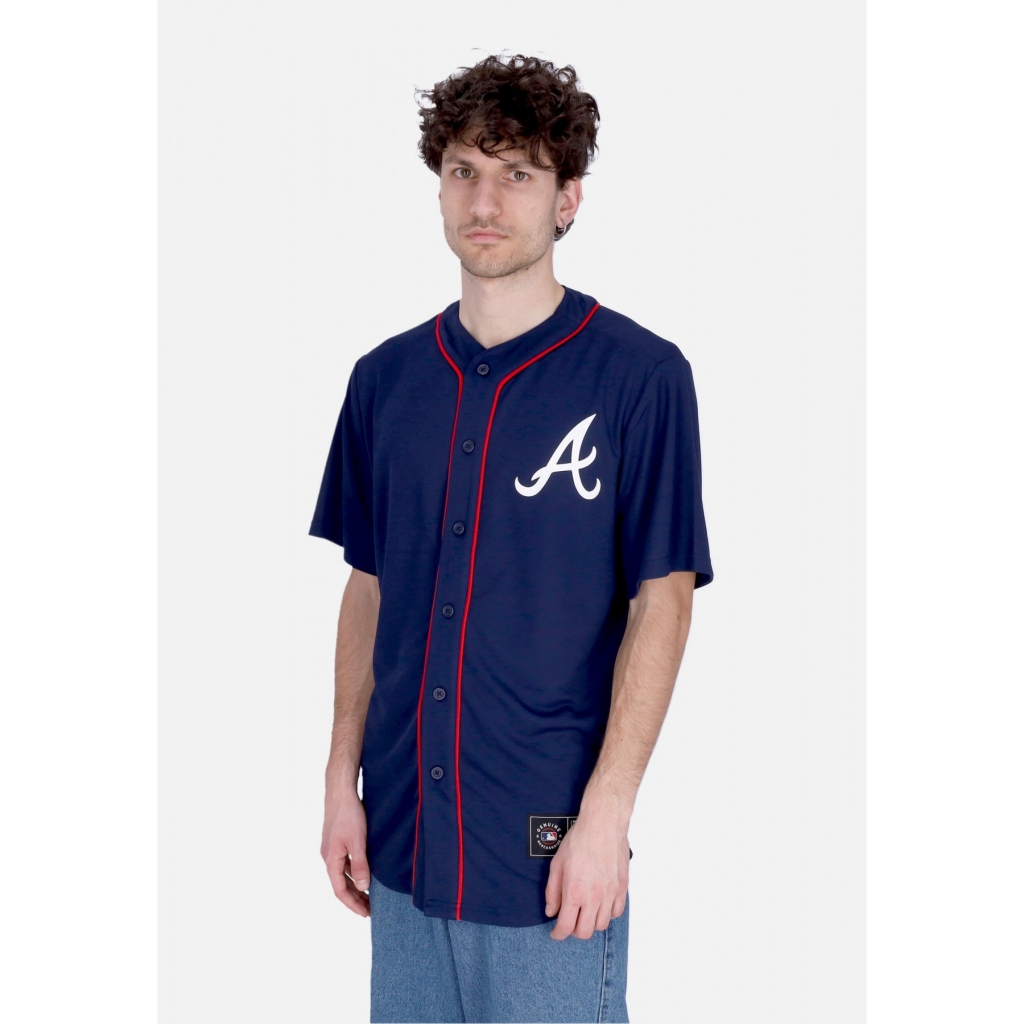 casacca baseball uomo mlb core foundation jersey atlbra ORIGINAL TEAM COLORS