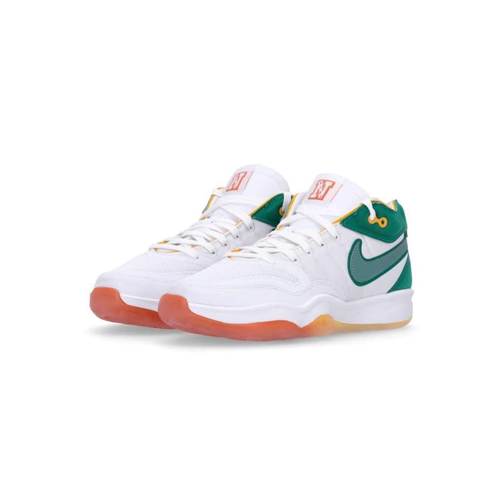 scarpa basket uomo air zoom gt hustle 2 WHITE/VINTAGE GREEN/MALACHITE