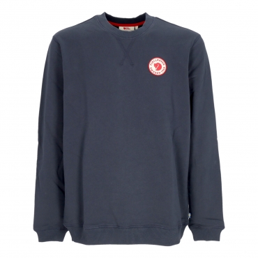 felpa leggera girocollo uomo 1960 logo badge sweater DARK NAVY