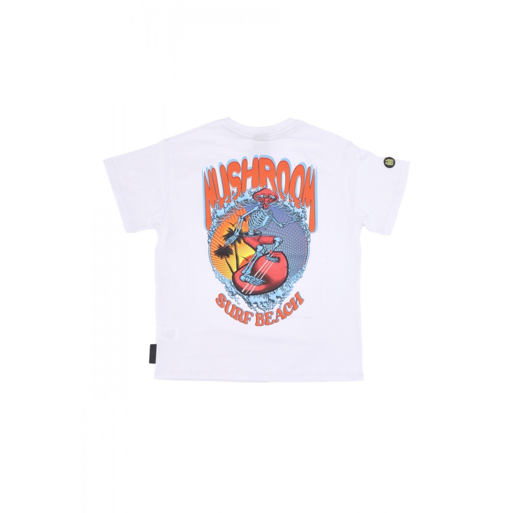 maglietta uomo surf beach tee WHITE