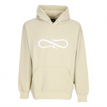 felpa leggera cappuccio uomo logo classic hoodie GRAVEL