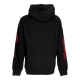 felpa leggera cappuccio uomo logo demon hoodie BLACK