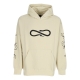 felpa leggera cappuccio uomo logo demon hoodie GRAVEL