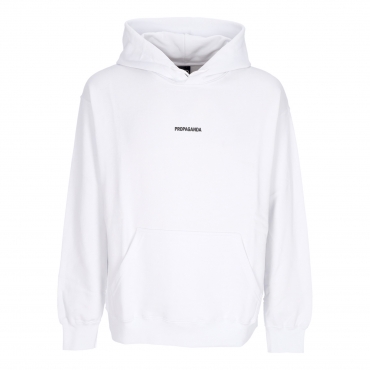 felpa leggera cappuccio uomo ribs classic hoodie WHITE