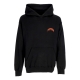 felpa leggera cappuccio uomo triangle cobrahm hoodie BLACK