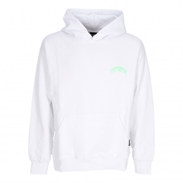 felpa leggera cappuccio uomo triangle panther hoodie WHITE