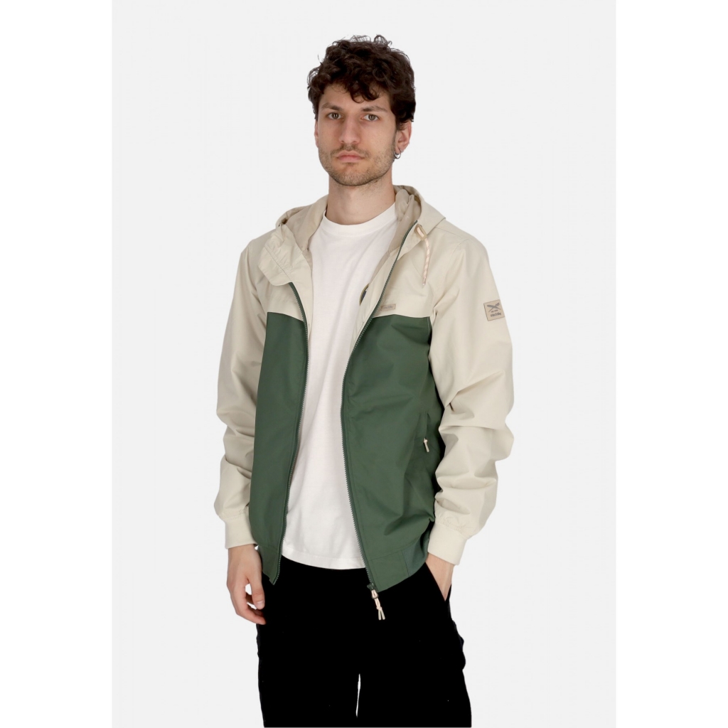 giacca a vento uomo achterdeck jacket BEIGE/GREEN